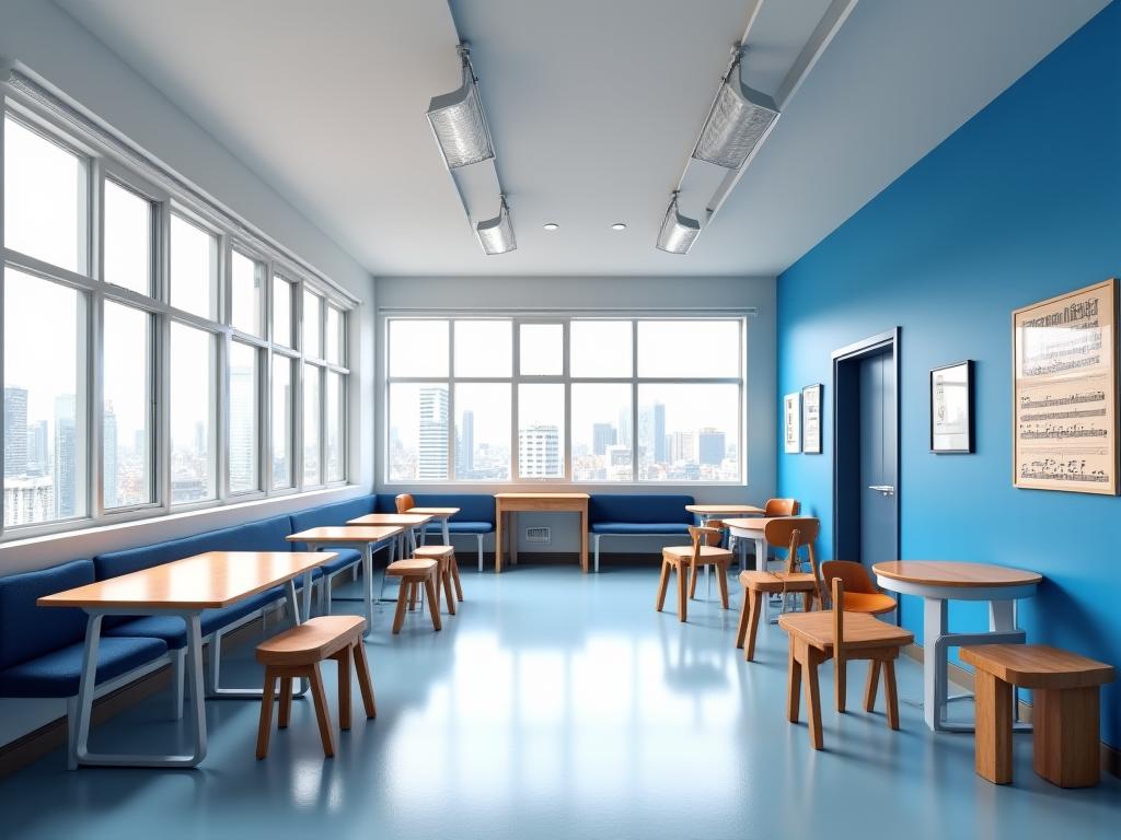 Interior de Nimbus Academy